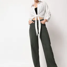 Stylecast X Kotty Women High-Rise Stretchable Jeans image 4