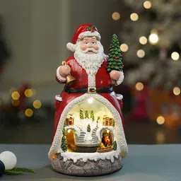 Little Surprise Box LLP Red Santa Belly Train Rotating, Musical Showpiece-picture-13