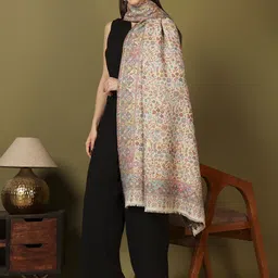 Pashmoda Women Floral Woven Design Shawl-image-68