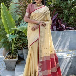 Divyadham Textiles Woven Design Zari Banarasi Saree image 5