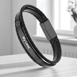 M Men Style Stainless Steel Wraparound Bracelet-picture-23