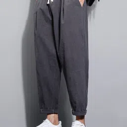 StyleCast x Revolte Men Mid-Rise Easy Wash Trousers-picture-12