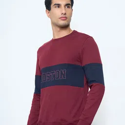 Peregrine by Pantaloons Men Colourblocked Sweatshirt image 4