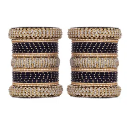 leshya Set Of 2 Stone Studded Bangles-picture-40
