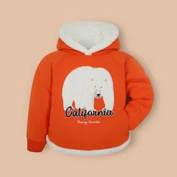 Cherry Crumble Kids Hooded Long Sleeves Sweatshirt image 5