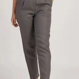 Creatures of Habit Women Pleated Trousers-image-37
