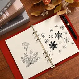 innaxa A5 Dotted Refill Paper,(80 Sheets 2 Packs) A5 Dot Grid Paper Dotted A5 100 gsm Journal Paper image 4