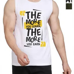 WOOSTRO Men Pack Of 2 Typography Printed Round Neck Cotton Slim Fit T-shirts-picture-30