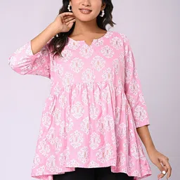 Rakshita Fashions Print Ethnic Peplum Top-picture-26