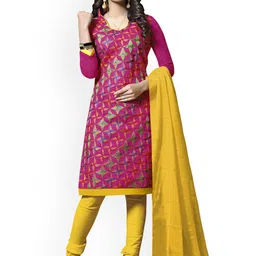 Maroosh Floral Embroidered Unstitched Dress Material-picture-16