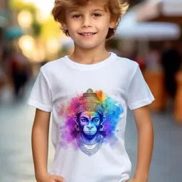 Samridhi Garments Unisex Kids BLENDED Tshirts-picture-29