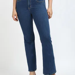 Calvin Klein Jeans Women Cotton Mid-Rise Flared Jeans-image-48