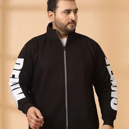 plusS Men Long Sleeves Front-Open Sweatshirt-picture-16