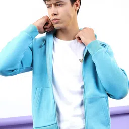 HIGHLANDER Men Solid Hood Front-Open Sweatshirt-image-69