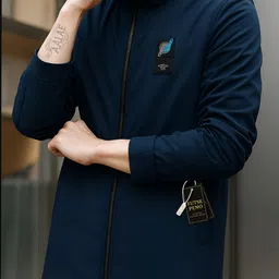 futse peno Men Solid Casual Jacket image 2