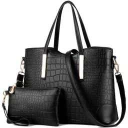StyleCast Textured Shopper Shoulder Bag With Pouch-image-65