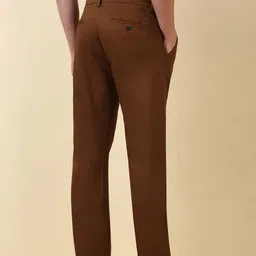 Allen Solly Men Cotton Regular Fit Trousers image 2