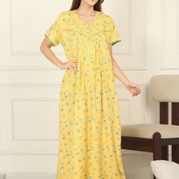 Sweet Dreams Women Printed Maxi Nightdress image 3