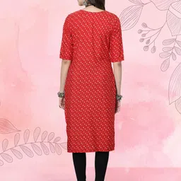 Ethnic basket Women Pack Of 2 Multicoloured Crepe Kurtas image 3