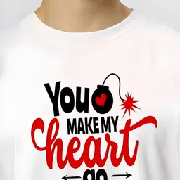 KAIDO Graphic Printed Round Neck Drop-Shoulder Sleeves Oversized Casual T-Shirt image 2