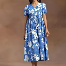 libas Women Printed Cotton Blend A-line Kurta-picture-11