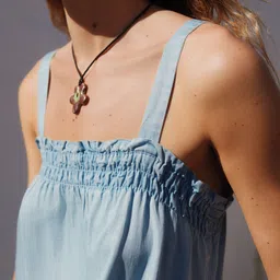 NEXT Gathers & Smocked Detail Maxi Dress image 3