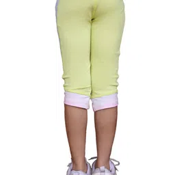 APPALUZO Girls Colourblocked Skinny Fit Capris image 5