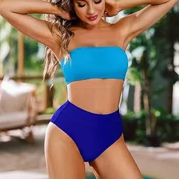 SHUBH FASHION Shoulder Straps Swim Bikini Set image 4