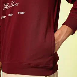 HRX by Hrithik Roshan Typography Printed Relaxed Fit Lifestyle Sweatshirt image 2