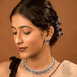 NAMAN ARTS Stone-Studded & Beaded Jewellery Set-picture-11