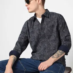 GAP Abstract Printed Standard Fit Corduroy Casual Shirt-picture-34