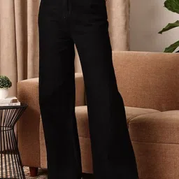 M MODDY Women Jean Straight Fit High-Rise Slash Knee Jeans-picture-38