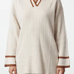 Trendyol Ribbed Top & Trousers Co-Ord image 2