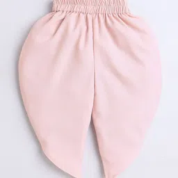 MANY FROCKS & Girls Floral Printed A-Line Kurti with Dhoti Pants image 4