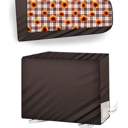 The Furnishing Tree Coffee Brown Plastic Air Conditioner Cover-picture-16