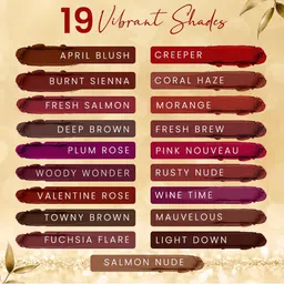 Coloressence Gold Long Lasting Pure Matte Lipstick - 3.3 gm  - Morange - VML - 1 image 4