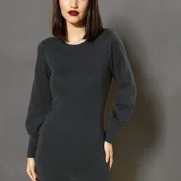 STYLECAST X KASSUALLY Women Striped Bodycon Mini Dress-picture-39