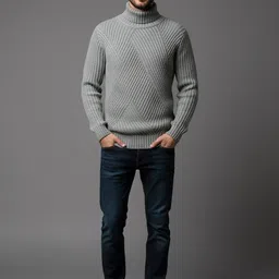 HERE&NOW Men Cable Knit Pullover-picture-41