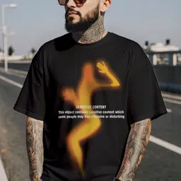 TOGS & TERRE Men Graphic Printed Round Neck Cotton Oversized T-shirt-picture-25