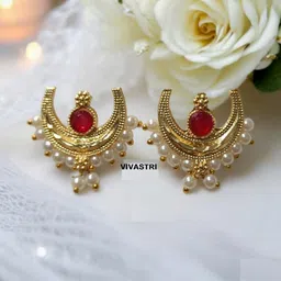 VIVASTRI Women Gold-Plated Alloy Earrings-picture-44