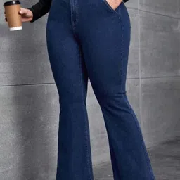 Next One Women Smart Bootcut High-Rise Stretchable Jeans image 4