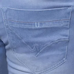 RJ Denim Men Slim Fit Mid-Rise Heavy Fade Stretchable Jeans image 5