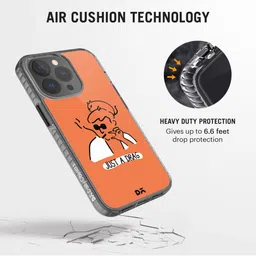 DailyObjects Orange & Black Just A Drag Stride 2.0 Case Cover For iPhone 13 Pro image 4