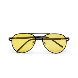 YourSpex Yellow Lens & Black Aviator Sunglasses with UV Protected Lens image 3