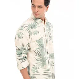 Estilocus Floral Printed Long Sleeves Pure Cotton Shirt image 4