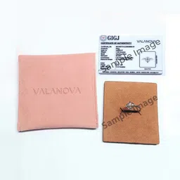 VALANOVA BIS Hallmark 14K Rose Gold Diamond Studded Chain - 2.55 gm image 5