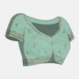 all about you Embellished Embroidered Tissue Heavy Work Saree image 4