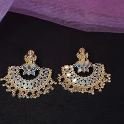 Niscka Contemporary Chandbalis Earrings-picture-36