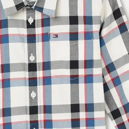 Tommy Hilfiger Boys Buffalo Checks Opaque Checked Casual Shirt image 3