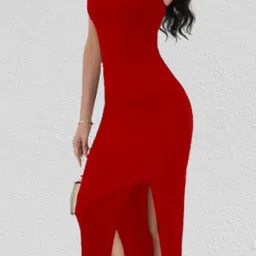 CLAFOUTIS Crepe Maxi Dress image 2